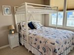 Bedroom 2 w/Queen bed & Twin bunk